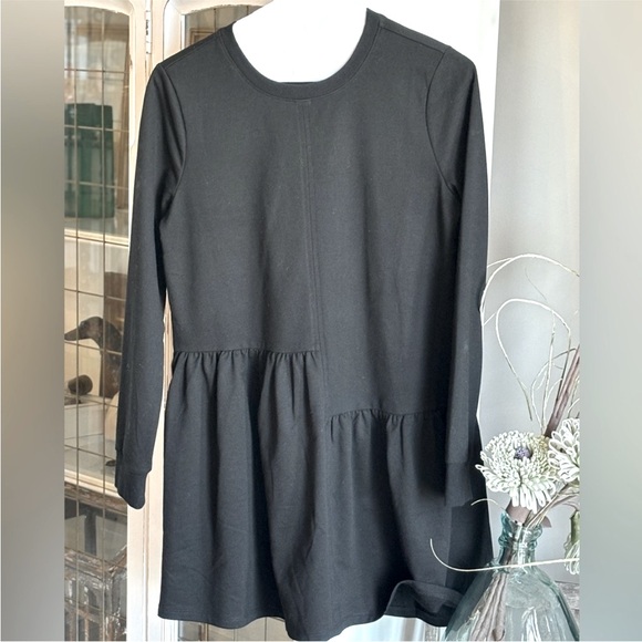 Blue Door Boutique Sweatshirt Dress. Women’s Sz-L Black EUC - Picture 2 of 8